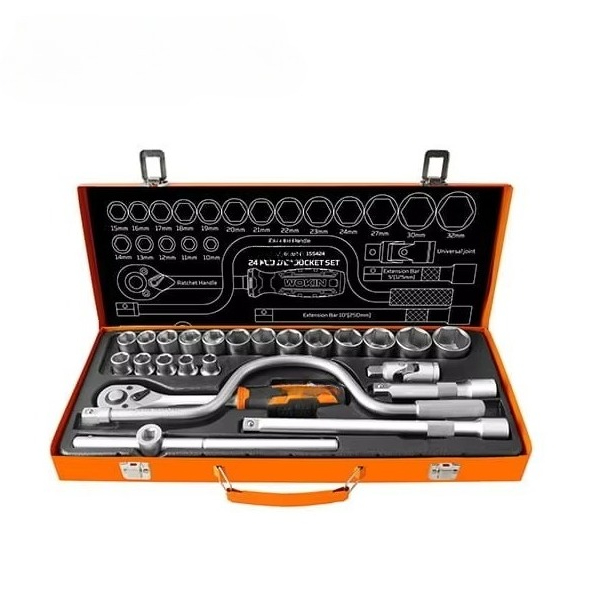 Wrench Set - 155424 24-delige 1/2 inch gereedschapssleutelset